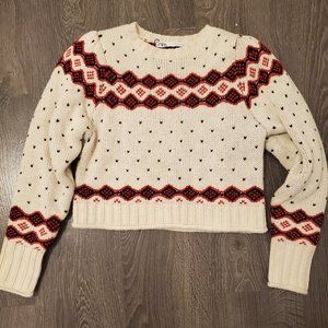 Cropped Wool Sweater (TAGS ON)